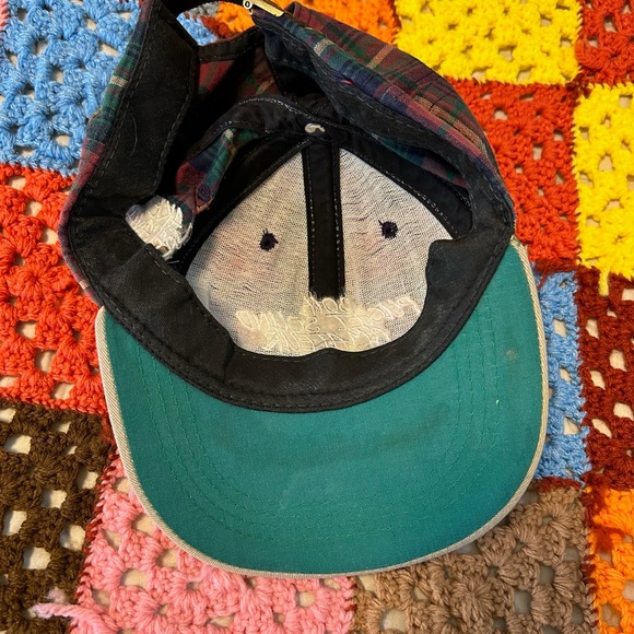 Vintage 1995 Puget Sound Lake Spanaway Golf Plaid Embroidered Baseball D… - Picture 8 of 12